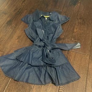 NWOT Girls Guess Denim Dress